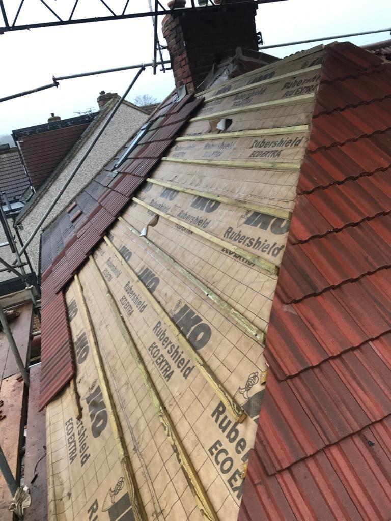Roof Repair Example in Bexley