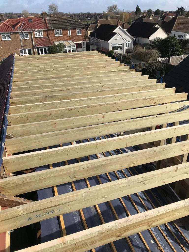 Roof repair example in Bexley