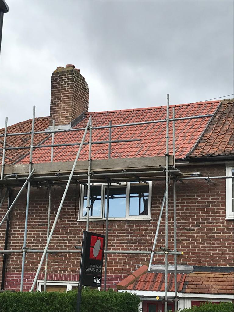 Roof repair example in Bexley